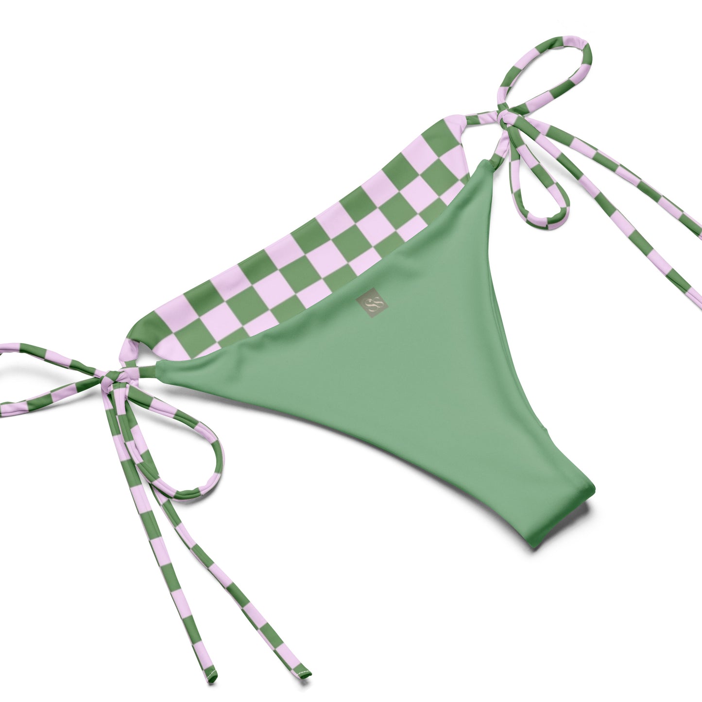 Checkered Ivy Bikini Set