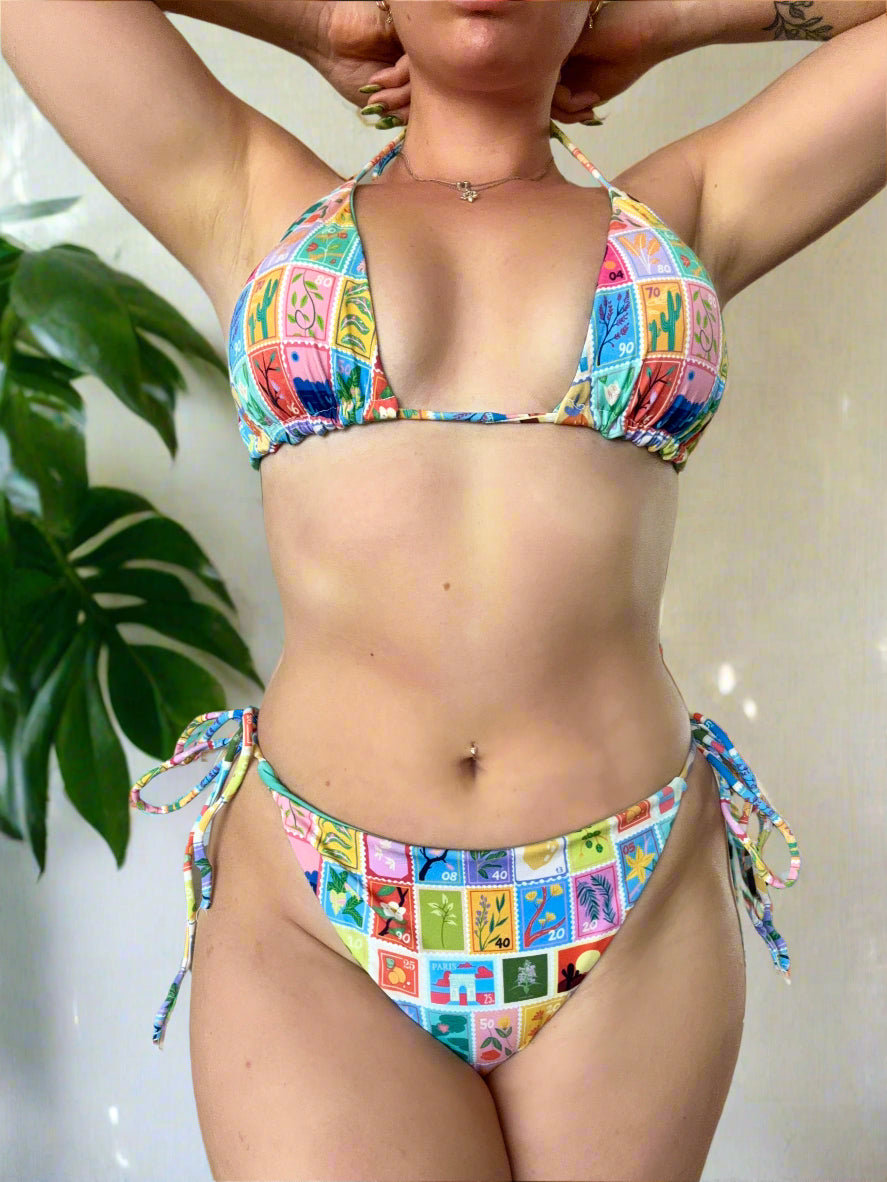 Vintage Voyage Bikini Top