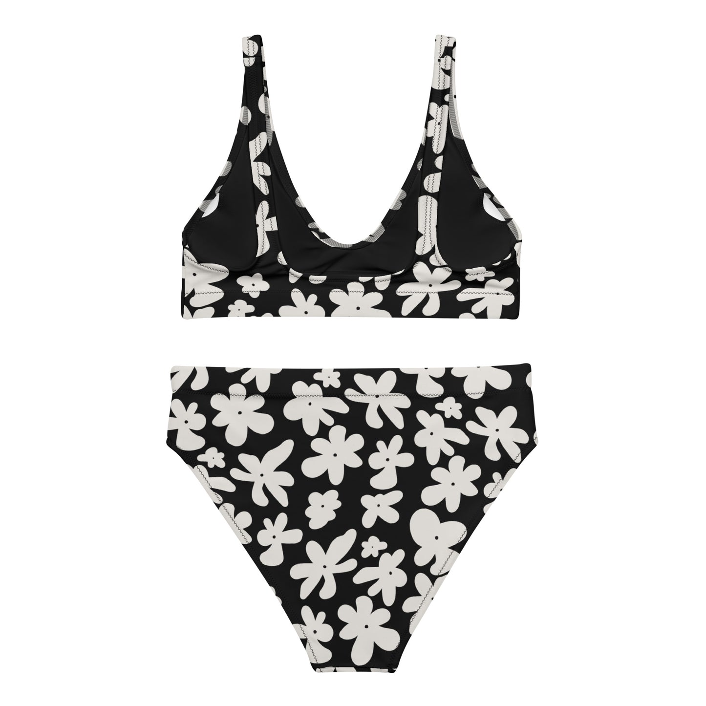 Midnight Flower Bikini Set