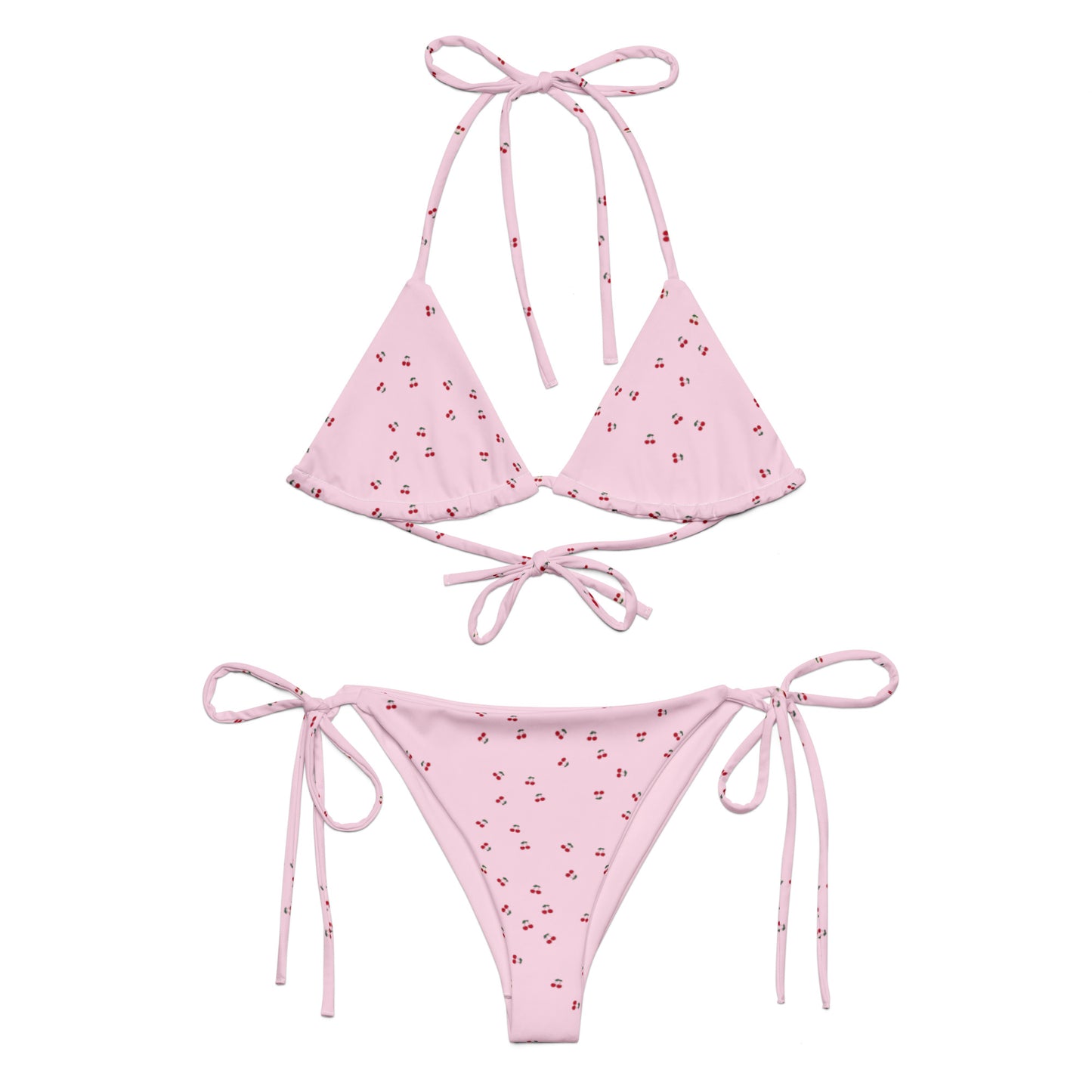 Cherry Orchard Bikini Set in Pink