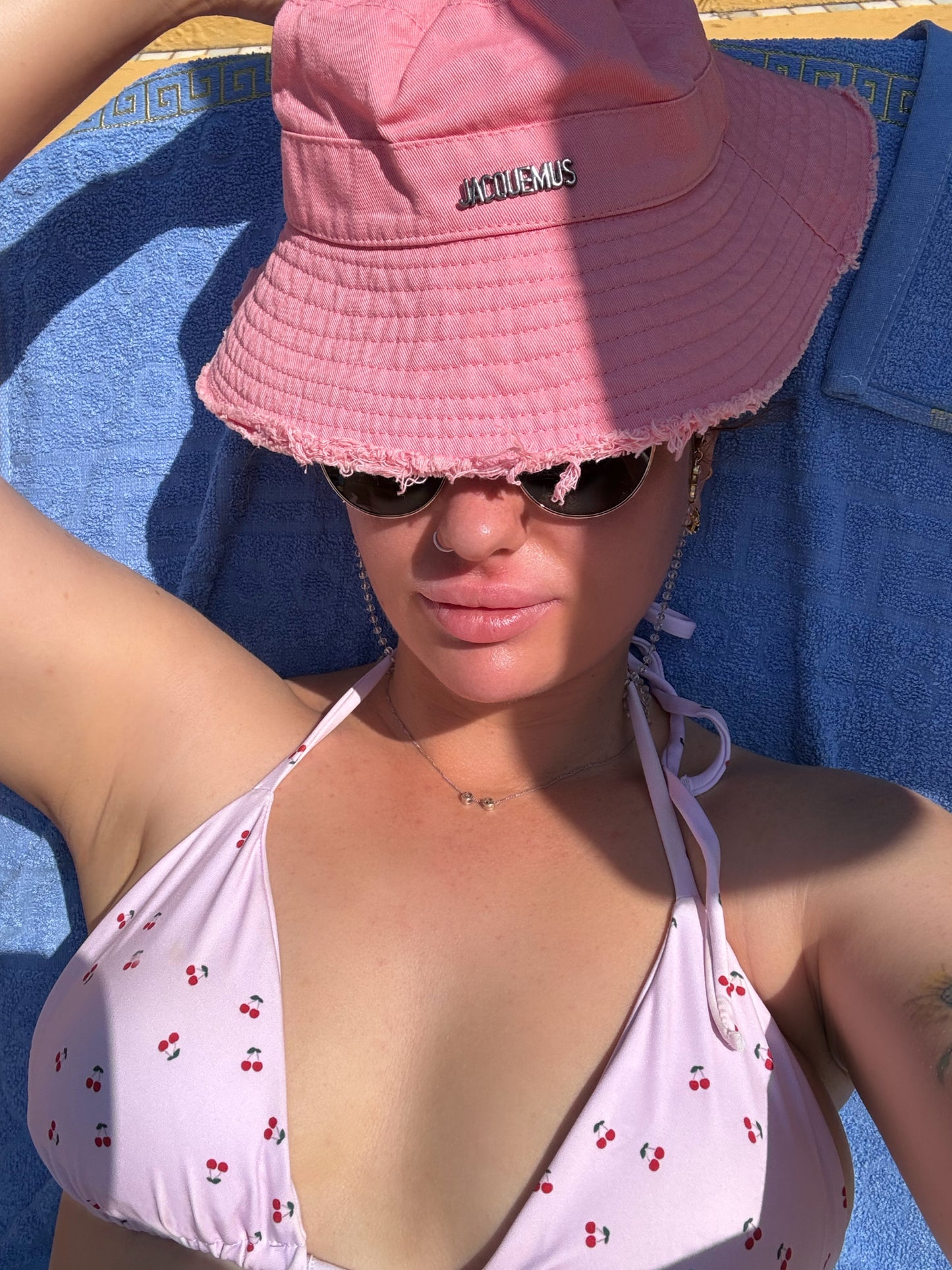 Cherry Orchard Bikini Set in Pink