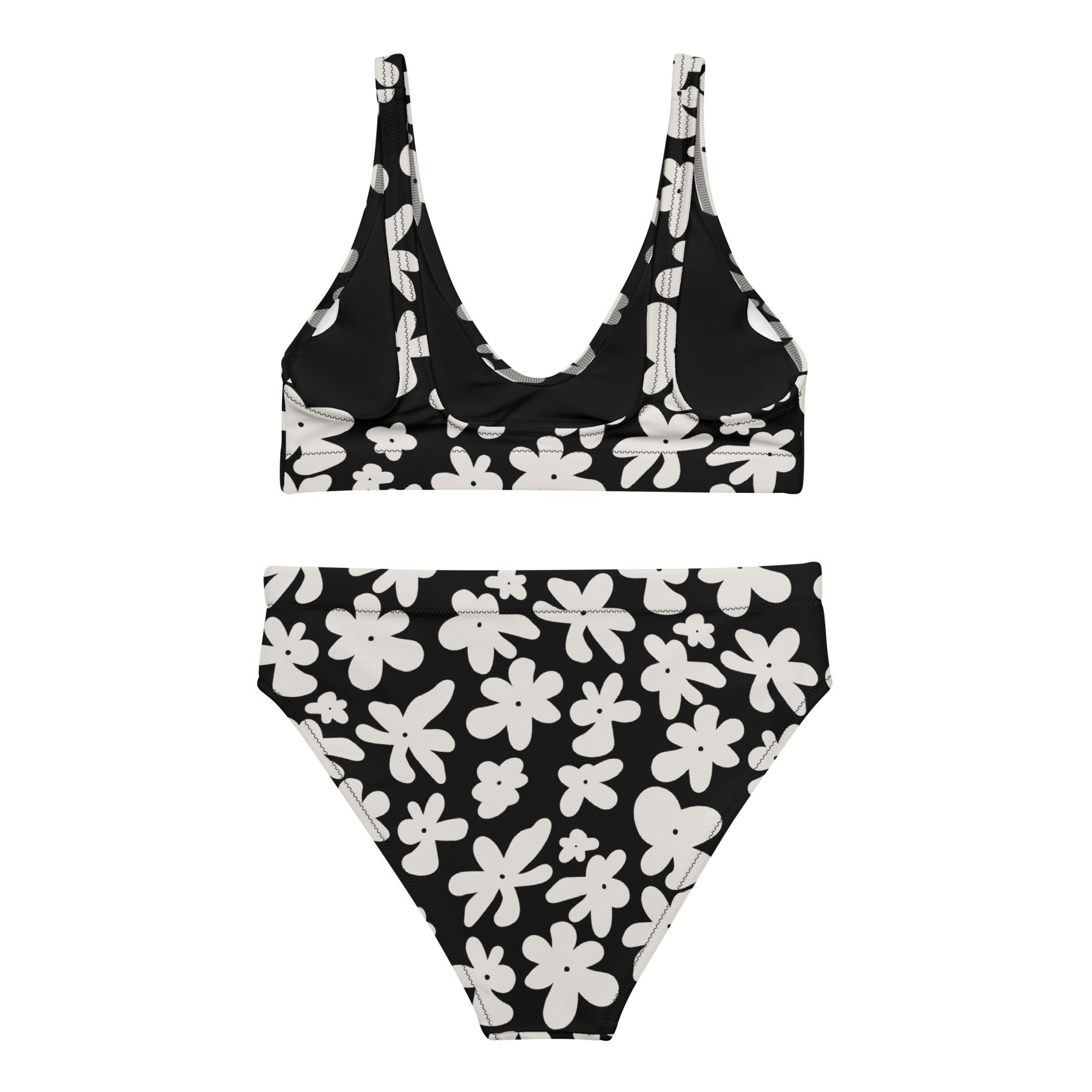 Midnight Flower Bikini Set