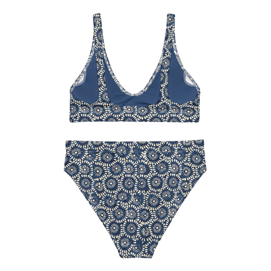 Deep Blue Mirage Bikini Top