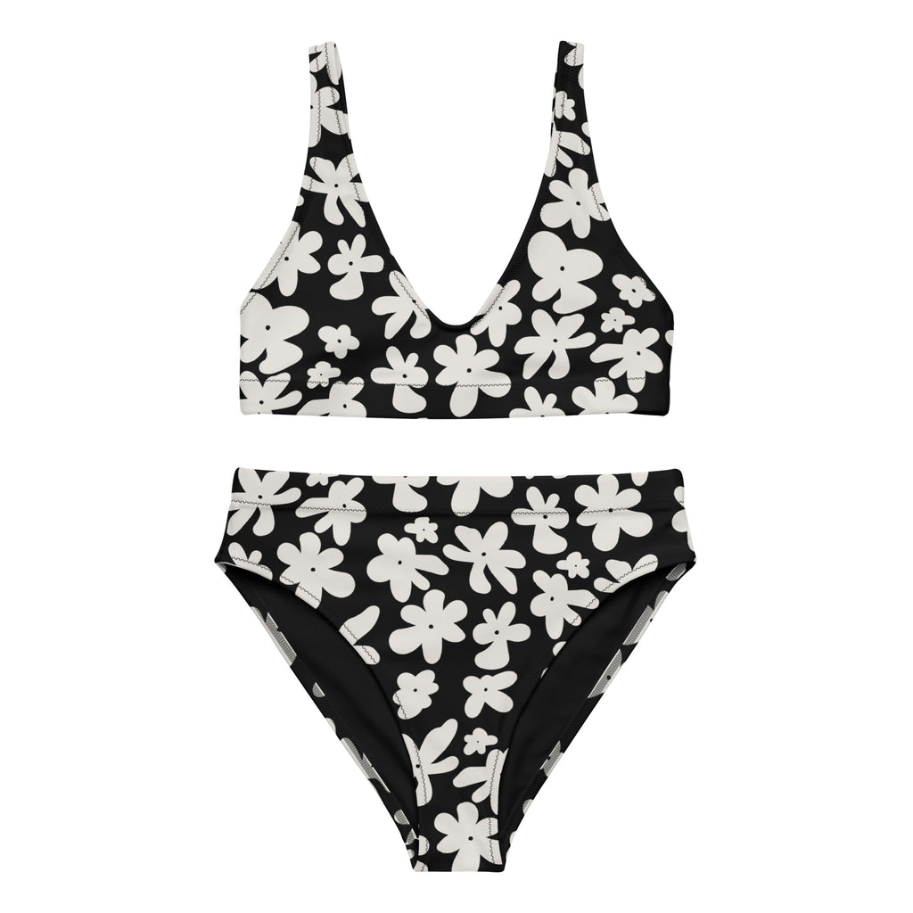 Midnight Flower Bikini Set