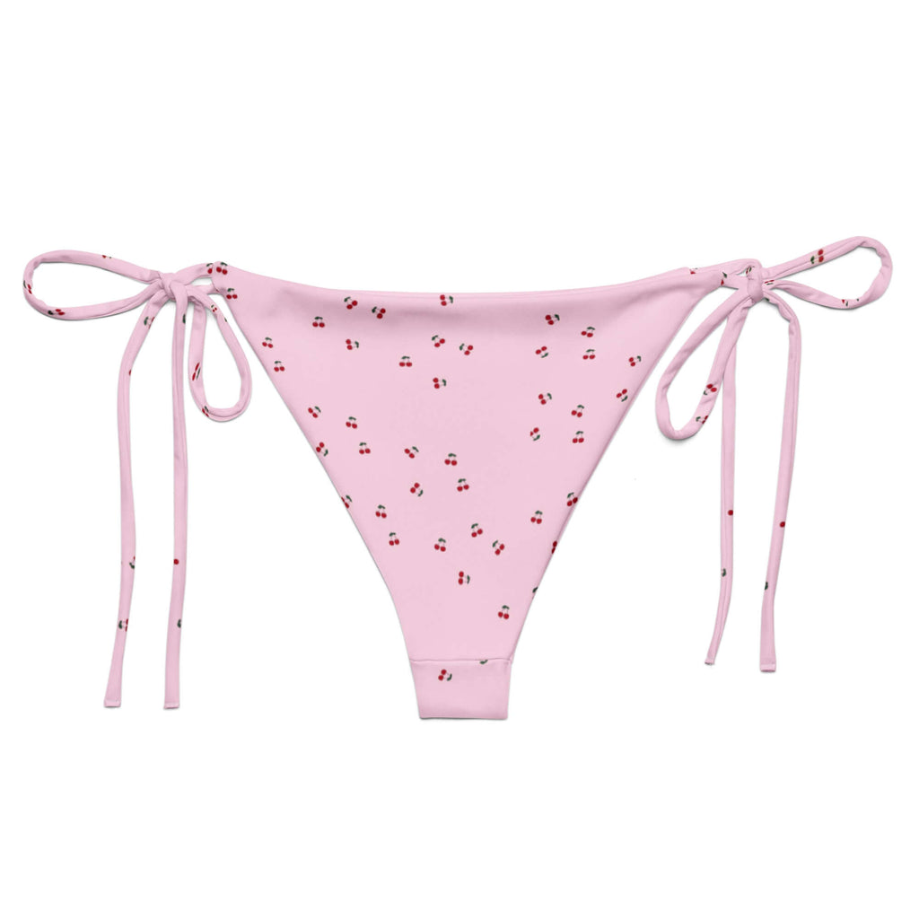 Cherry Orchard Bikini Bottom in Pink