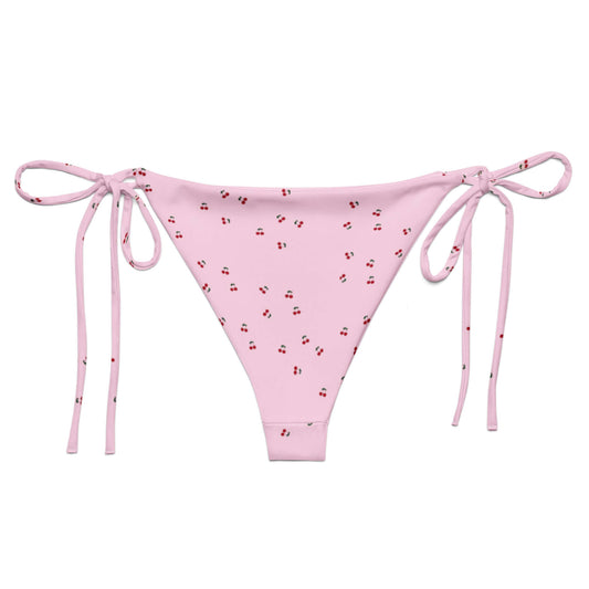 Cherry Orchard Bikini Bottom in Pink
