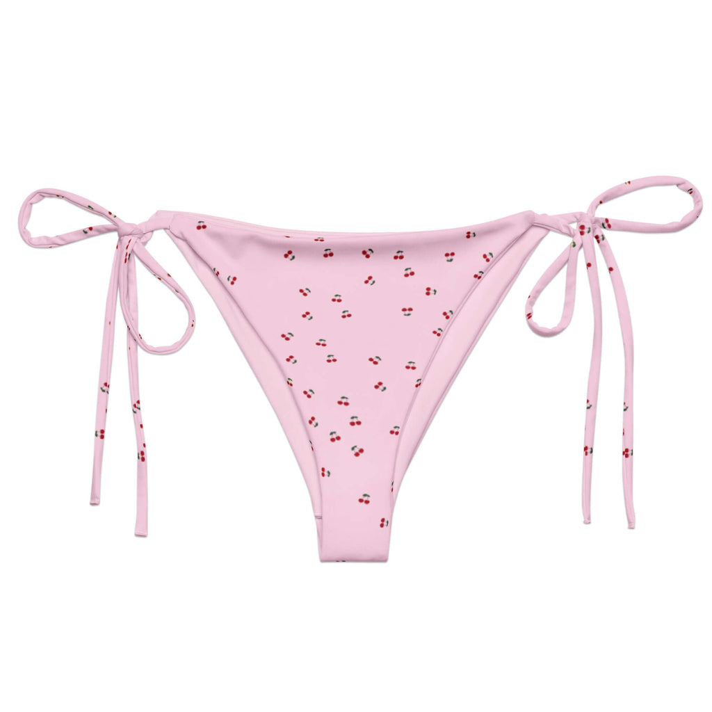 Cherry Orchard Bikini Bottom in Pink