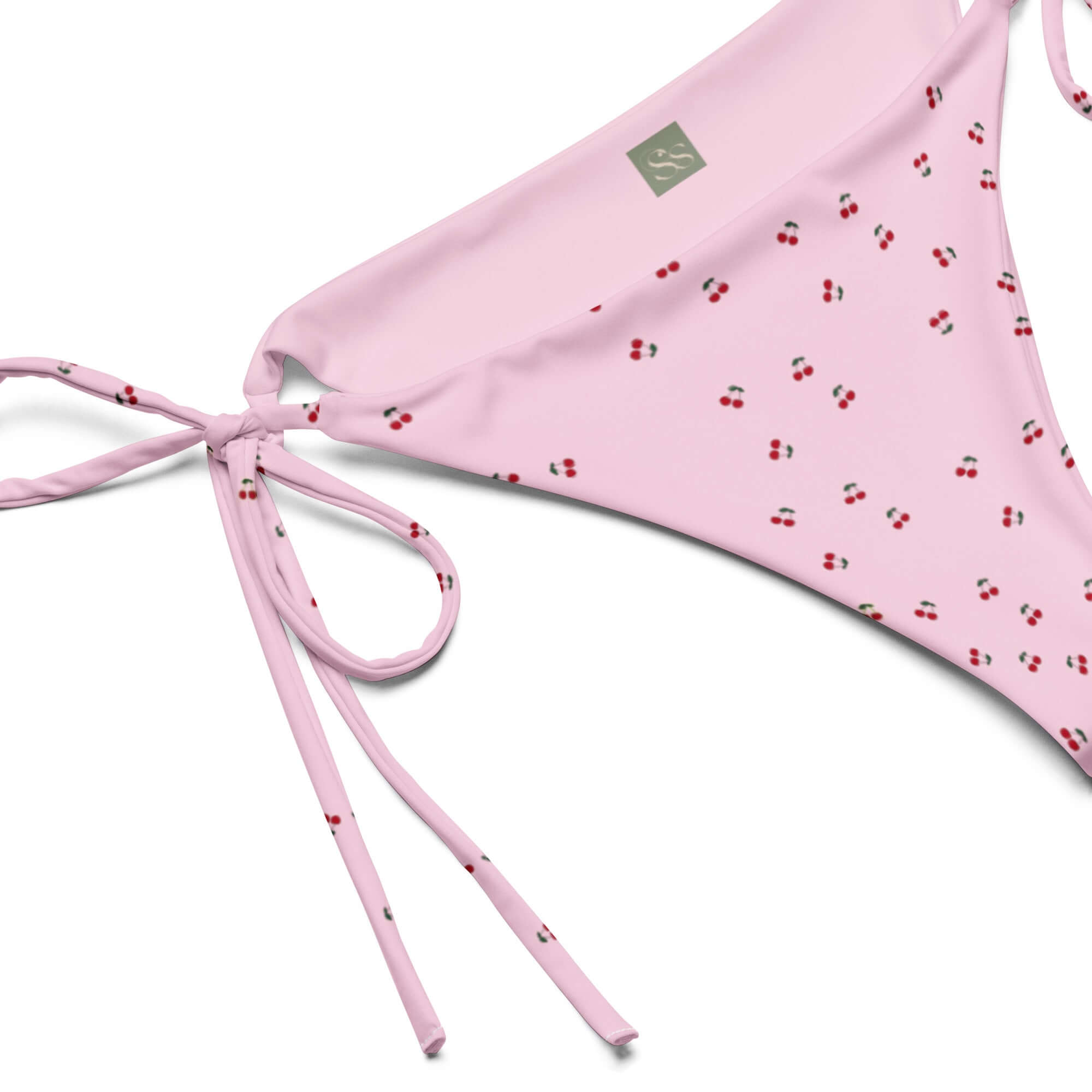 Cherry Orchard Bikini Bottom in Pink