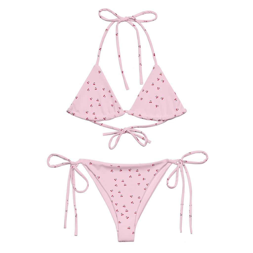 Cherry Orchard Bikini Set in Pink